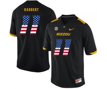 Missouri Tigers 11 Blaine Gabbert Black USA Flag Nike College Football Jersey