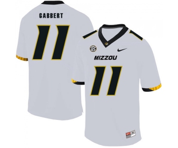 Missouri Tigers 11 Blaine Gabbert White Nike College Football Jersey