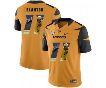 Missouri Tigers 11 Kendall Blanton Gold Nike Fashion College Football Jersey