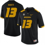 Missouri Tigers 13 Kam Scott Black Nike College Football Jersey