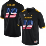 Missouri Tigers 19 Jack Lowar Black USA Flag Nike College Football Jersey