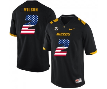 Missouri Tigers 2 Micah Wilson Black USA Flag Nike College Football Jersey