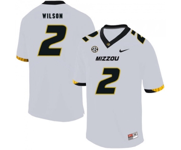 Missouri Tigers 2 Micah Wilson White Nike College Football Jersey