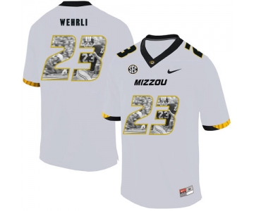 Missouri Tigers 23 Roger Wehrli White Nike Fashion College Football Jersey