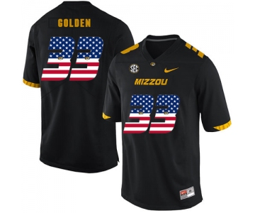 Missouri Tigers 33 Markus Golden Black USA Flag Nike College Football Jersey