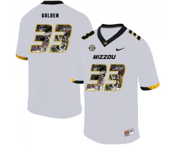 Missouri Tigers 33 Markus Golden White Nike Fashion College Football Jersey