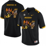 Missouri Tigers 34 Larry Rountree III Black Nike Fashion College Football Jersey