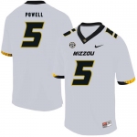 Missouri Tigers 5 Taylor Powell White Nike College Football Jersey