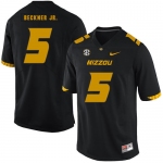 Missouri Tigers 5 Terry Beckne Jr. Black Nike College Football Jersey