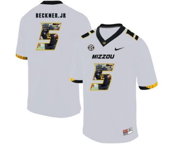 Missouri Tigers 5 Terry Beckner Jr. White Nike Fashion College Football Jersey