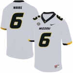 Missouri Tigers 6 J'Mon Moore White Nike College Football Jersey