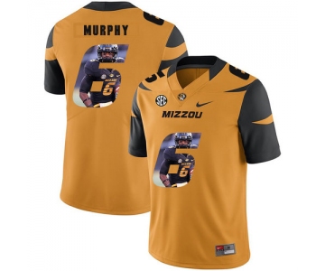 Missouri Tigers 6 Marcus Murphy III Gold Nike Fashion College Football Jersey