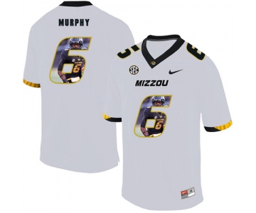 Missouri Tigers 6 Marcus Murphy III White Nike Fashion College Football Jersey