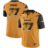 Missouri Tigers 77 Paul Adams Gold Nike Fashion College Football Jersey