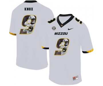 Missouri Tigers 9 Jalen Knox White Nike Fashion College Football Jersey