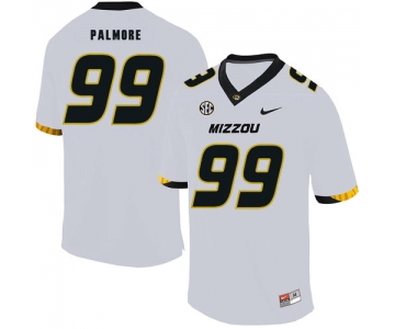 Missouri Tigers 99 Walter Palmore White Nike College Football Jersey