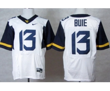 West Virginia Mountaineers #13 Andrew Buie 2013 White Elite Jersey