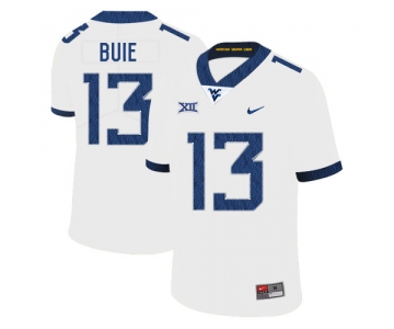 West Virginia Mountaineers 13 Andrew Buie White College Football Jersey