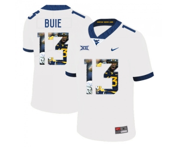 West Virginia Mountaineers 13 Andrew Buie White Fashion College Football Jersey