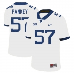 West Virginia Mountaineers 57 Adam Pankey White College Football Jersey