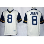 West Virginia Mountaineers #8 Karl Joseph 2013 White Limited Jersey