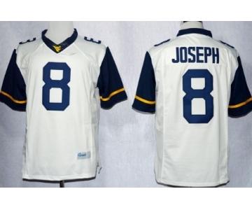 West Virginia Mountaineers #8 Karl Joseph 2013 White Limited Jersey