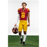 Men #8 Chris Steele  USC Trojans College Football Cardinal Jerseys