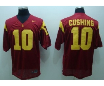 USC Trojans #10 Cushing Red Jersey