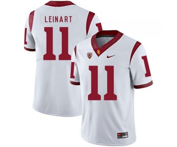 USC Trojans 11 Matt Leinart White College Football Jersey