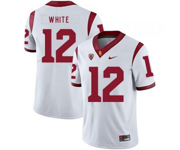 USC Trojans 12 Charles White White College Football Jersey