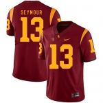 USC Trojans 13 Kevon Seymour Red College Football Jersey