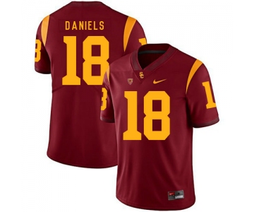 USC Trojans 18 JT Daniels Red College Football Jersey