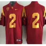 USC Trojans #2 Red 2015 College Football Nike Limited Jersey