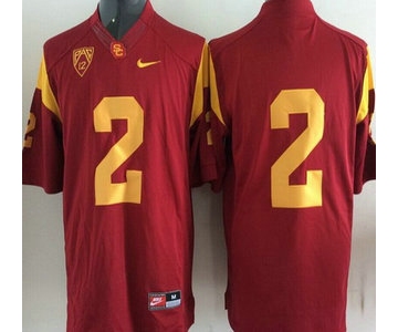 USC Trojans #2 Red 2015 College Football Nike Limited Jersey