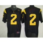 USC Trojans #2 Robert Woods Black Jersey