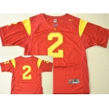 USC Trojans #2 Robert Woods Red Jersey