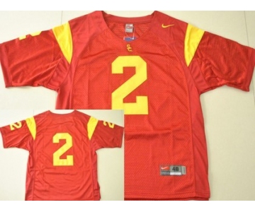 USC Trojans #2 Robert Woods Red Jersey