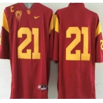 USC Trojans #21 Su'a Cravens Red 2015 College Football Nike Limited Jersey