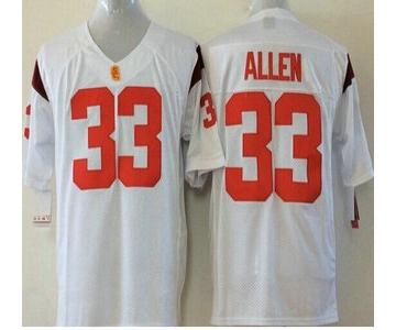 USC Trojans #33 Marcus Allen 2015 White Jersey