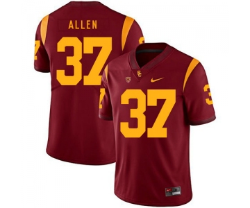 USC Trojans 37 Javorius Allen Red College Football Jersey