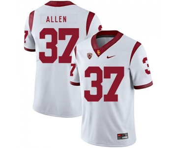 USC Trojans 37 Javorius Allen White College Football Jersey