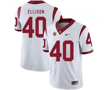 USC Trojans 40 Rhett Ellison White College Football Jersey