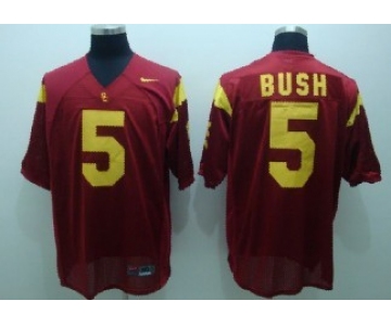 USC Trojans #5 Bush Red Jersey