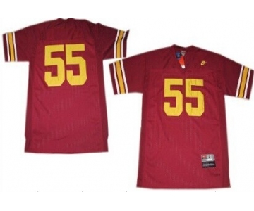 USC Trojans #55 Junior Seau Red Jersey