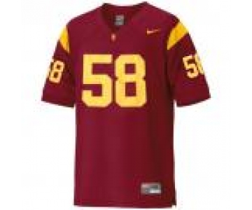 USC Trojans #58 Maualuga Red Jersey