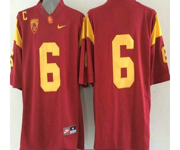 USC Trojans #6 Cody Kessler Red 2015 College Football Nike Limited Jersey