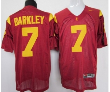 USC Trojans #7 Matt Barkley Red Jersey