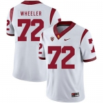 USC Trojans 72 Chad Wheeler White College Football Jersey