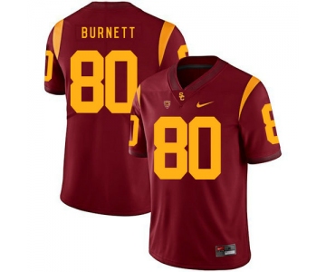 USC Trojans 80 Deontay Burnett Red College Football Jersey