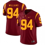 USC Trojans 94 Leonard Williams Red College Football Jersey